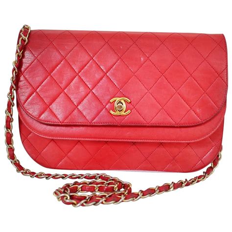 chanel red crossbody|chanel crossbody handbags.